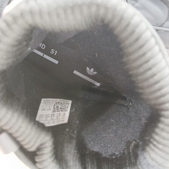 Adidas Boots Women 8 Black Quilted Lace Up Platform Lug Sole Winter Boots - Picture 8 of 10